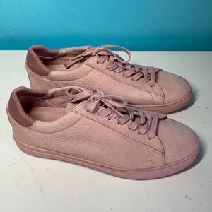 Clae Womens Size 39 Rose Pink "Bradley" Sneakers US Lace Up Casual Shoes US 8.5
